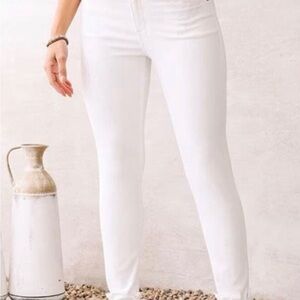 KanCan White Skinny High-Rise Jeans
